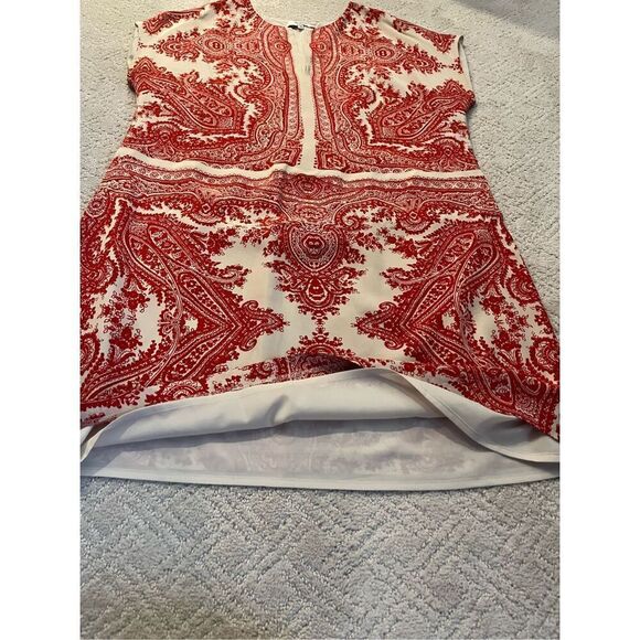 Madewell Silk Tunic Paisley Shift Dress - Picture 3 of 7